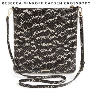 Rebecca Minkoff Cayden Snake Embossed Crossbody